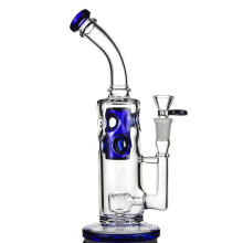 Bent Neck Barrel Swiss Hookah Glass Smoking Water Pipes (ES-GB-355)